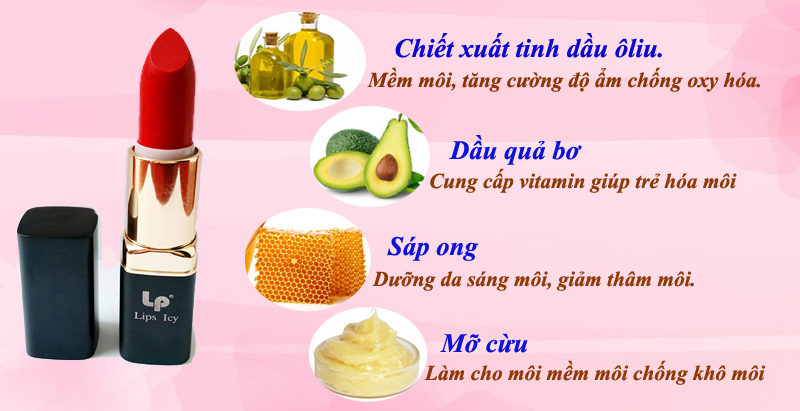 son dưỡng môi không chì