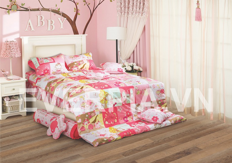 Bộ chăn ga Everon trẻ em Ep 1637 (PRINCESS