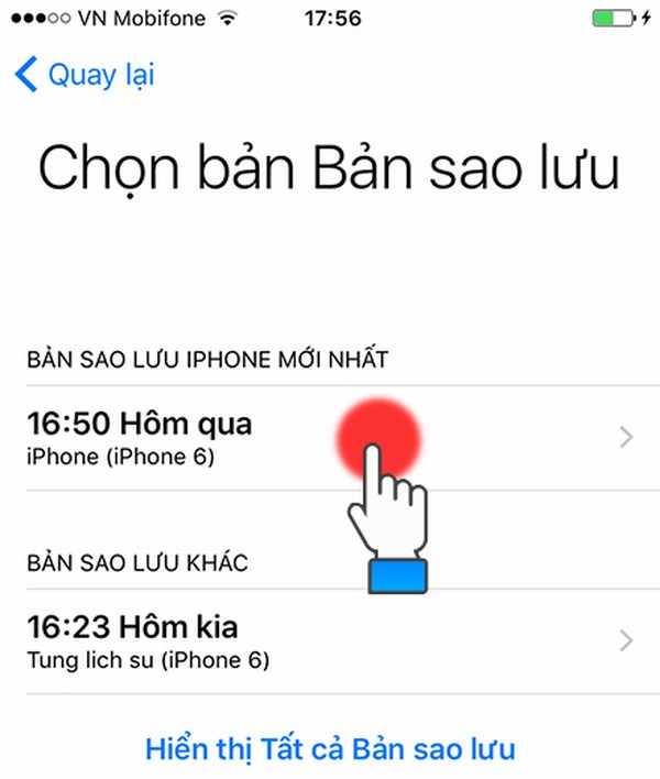 tìm hiểu sao lưu iCloud