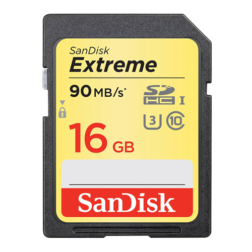 THẺ NHỚ SDHC SANDISK EXTREME 16GB CLASS 10 90MB/S
