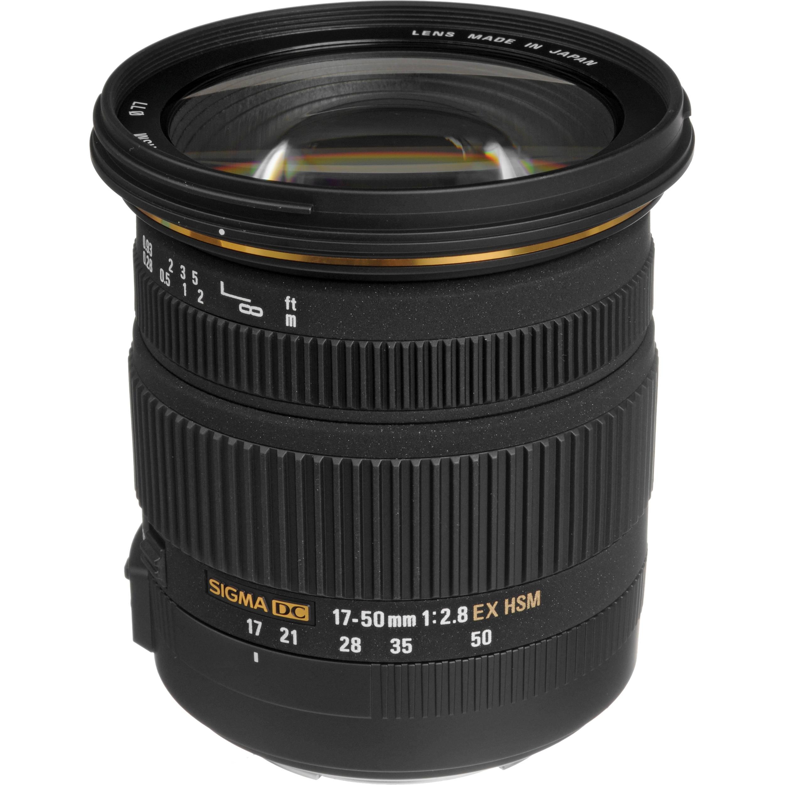 Ống kính Sigma for Canon, Nikon 17-50mm f2.8 EX DC OS