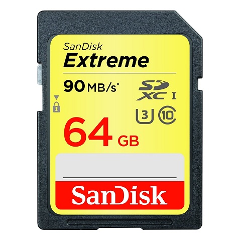 THẺ NHỚ SDXC SANDISK EXTREME 64GB CLASS 10 90MB/S