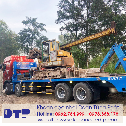 vận chuyển máy móc dàn khoan cọc nhồi