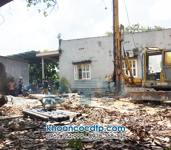 Khoan cọc nhồi d300 tại phú giáo bình dương 3