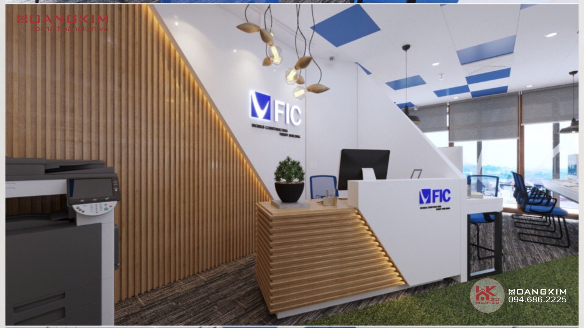 nội thất văn phòng đẹp hiện đại