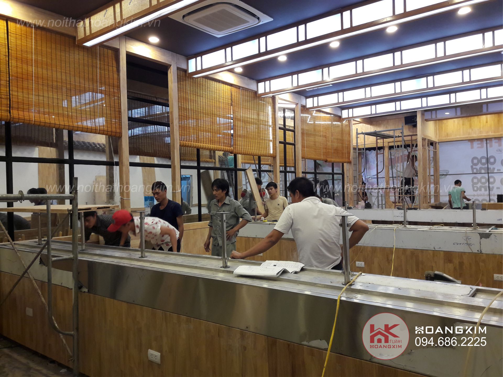 Thi công nội thất nhà hàng