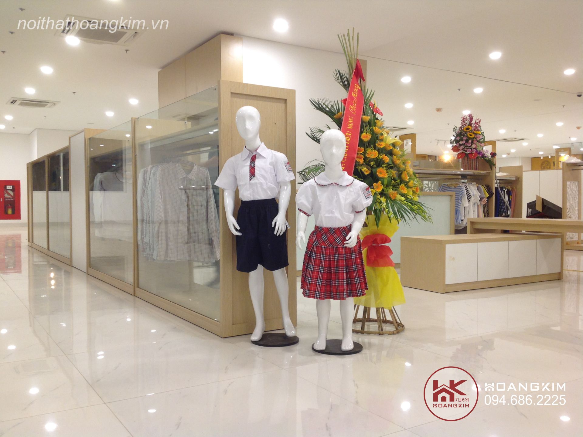 thi công nội thất showroom đẹp