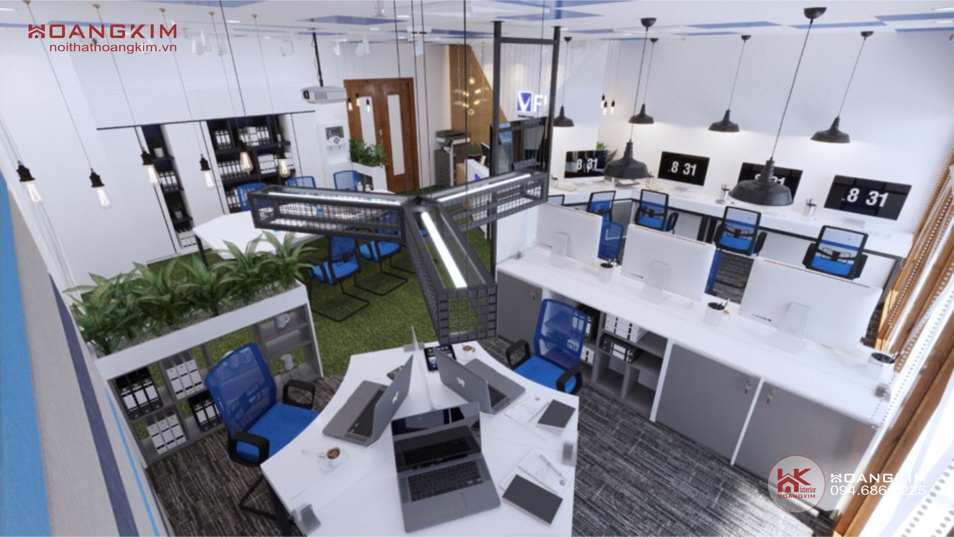 Thiết kế nội thất văn phòng đẹp