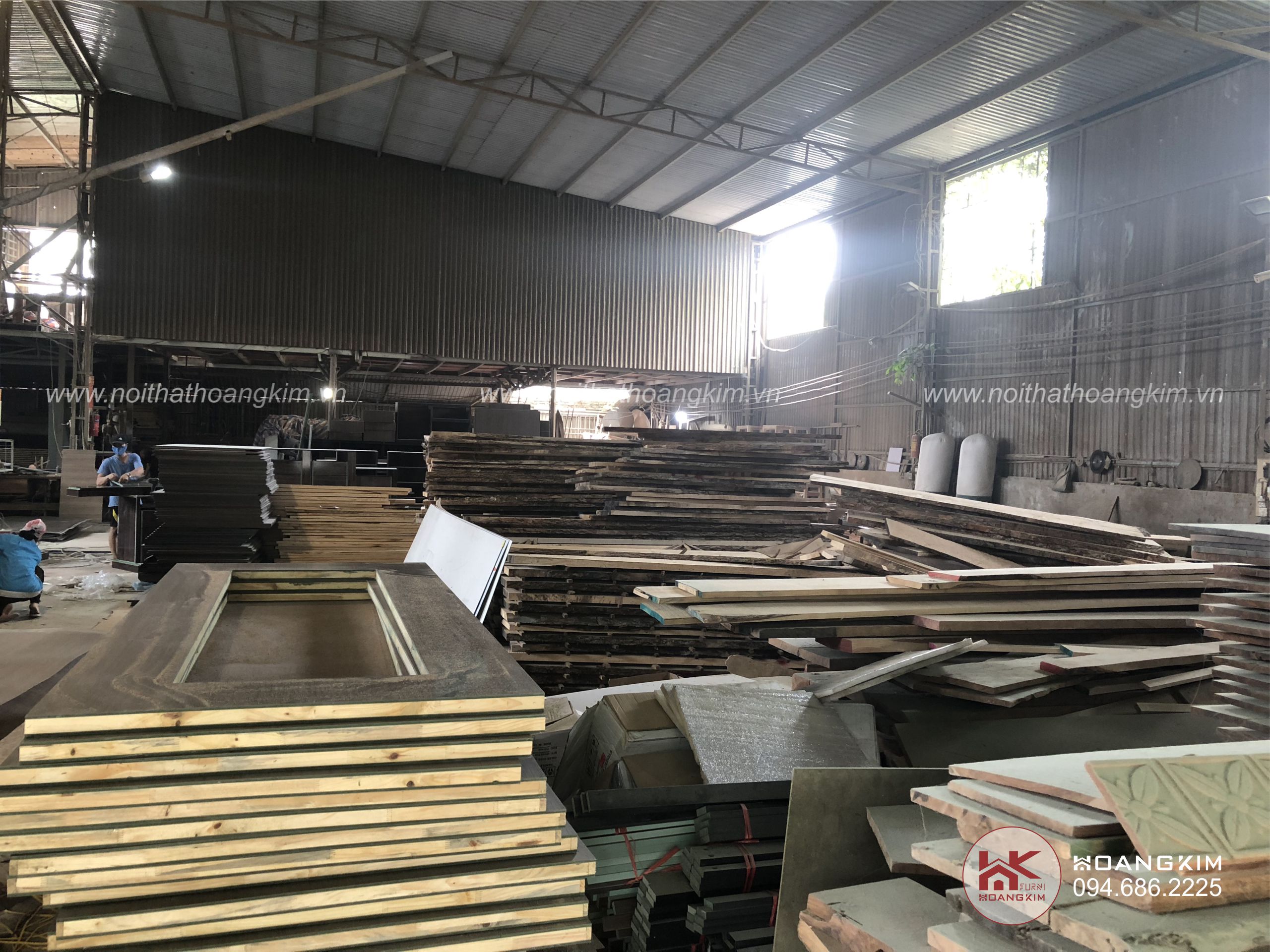 xưởng gỗ nội thất hoàng kim