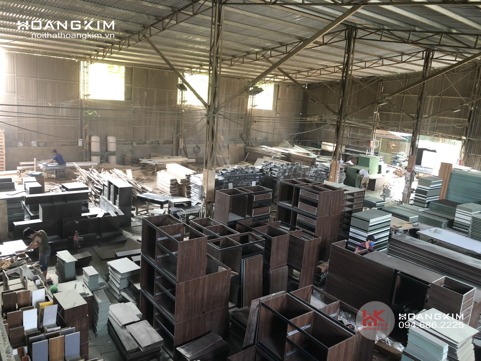 Xưởng sản xuất thi công nội thất