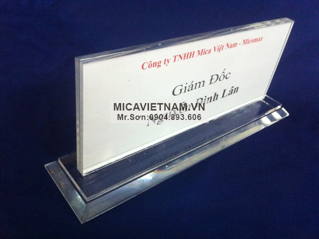 Kệ chức danh mica | 4 mẫu Kệ chức danh bán chạy nhất.
