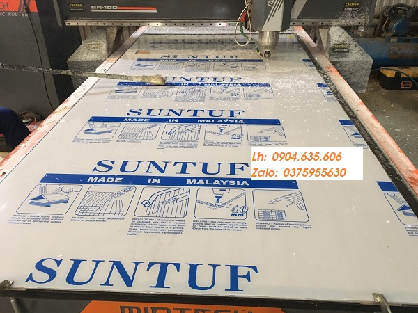 Tấm Polycarbonate đặc ruột Malaysia | Đại lý tấm PC