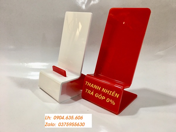 Địa chỉ làm Kệ mica trưng bày điện thoại tại Hà Nội, Quảng Ninh, Ninh Bình