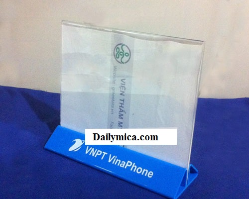 Menu mica để bàn | Kệ menu mica giá rẻ tại Phú Thọ