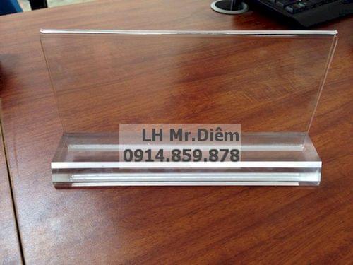 biển chức danh mica quân đội