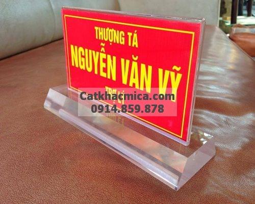 Biển Chức Danh Mica Quân Đội - Bảng Tên Chức Danh Để Bàn Biển Chức Danh Mica Quân Đội - Bảng Tên Chức Danh Để Bàn