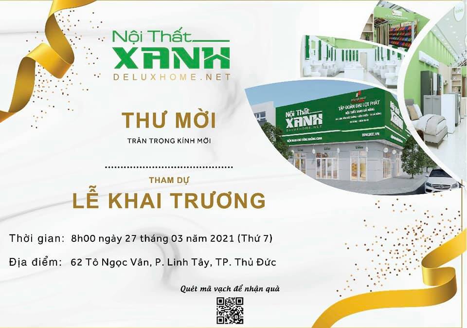 Khai trương Nội Thất Xanh