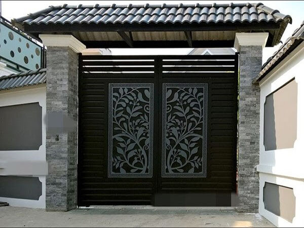 Cổng nhà lợp ngói đẹp