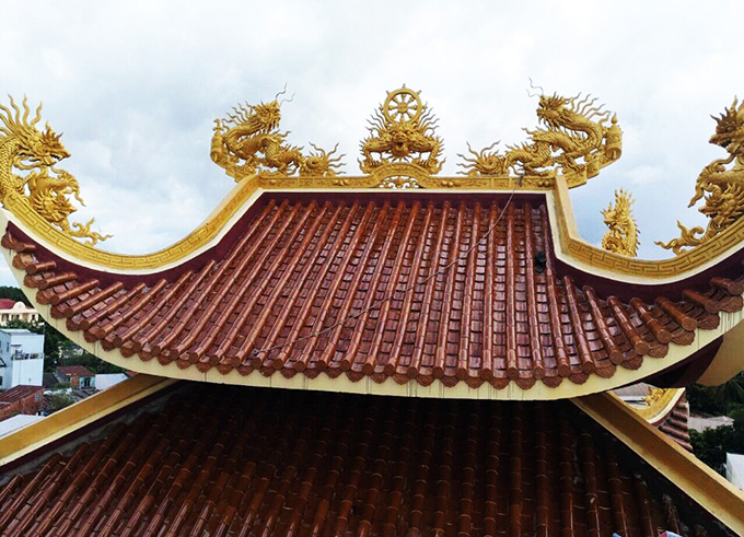 Cổng nhà lợp ngói đẹp