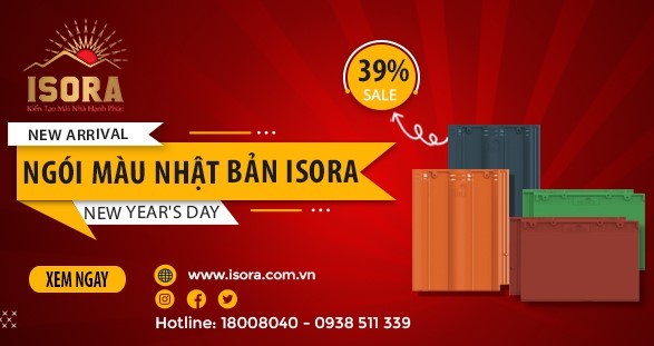 ngói phẳng, ngói sóng isora