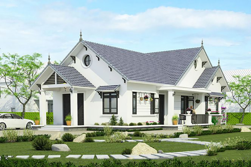 Ngói lợp nhà mái thái cho nhà cấp 4