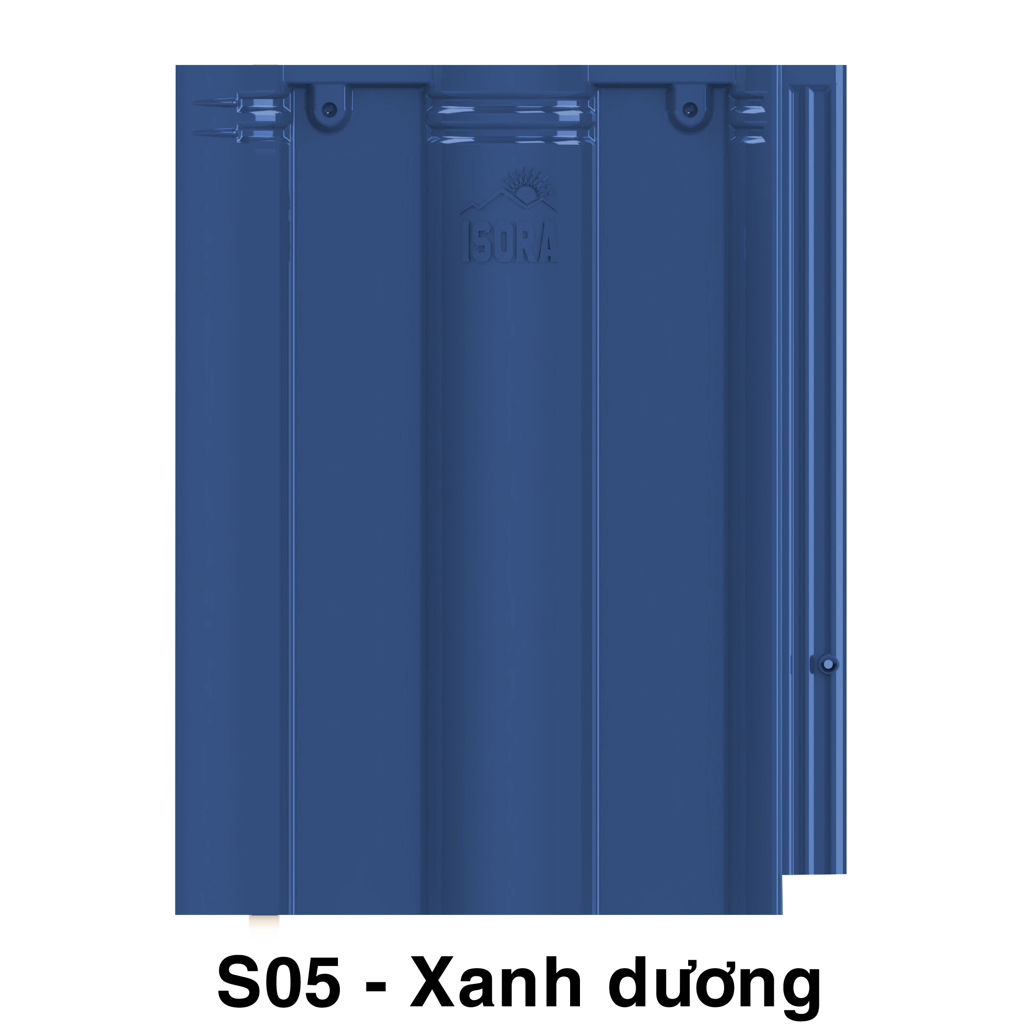 mẫu ngói sóng isora