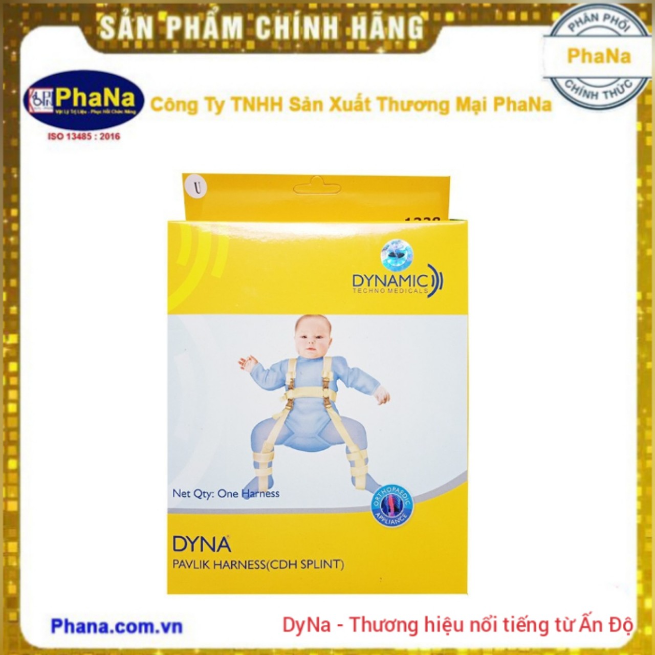 Đai trật khớp háng trẻ em | Đai trật khớp háng Dyna (Hàng nhập Ấn Độ)