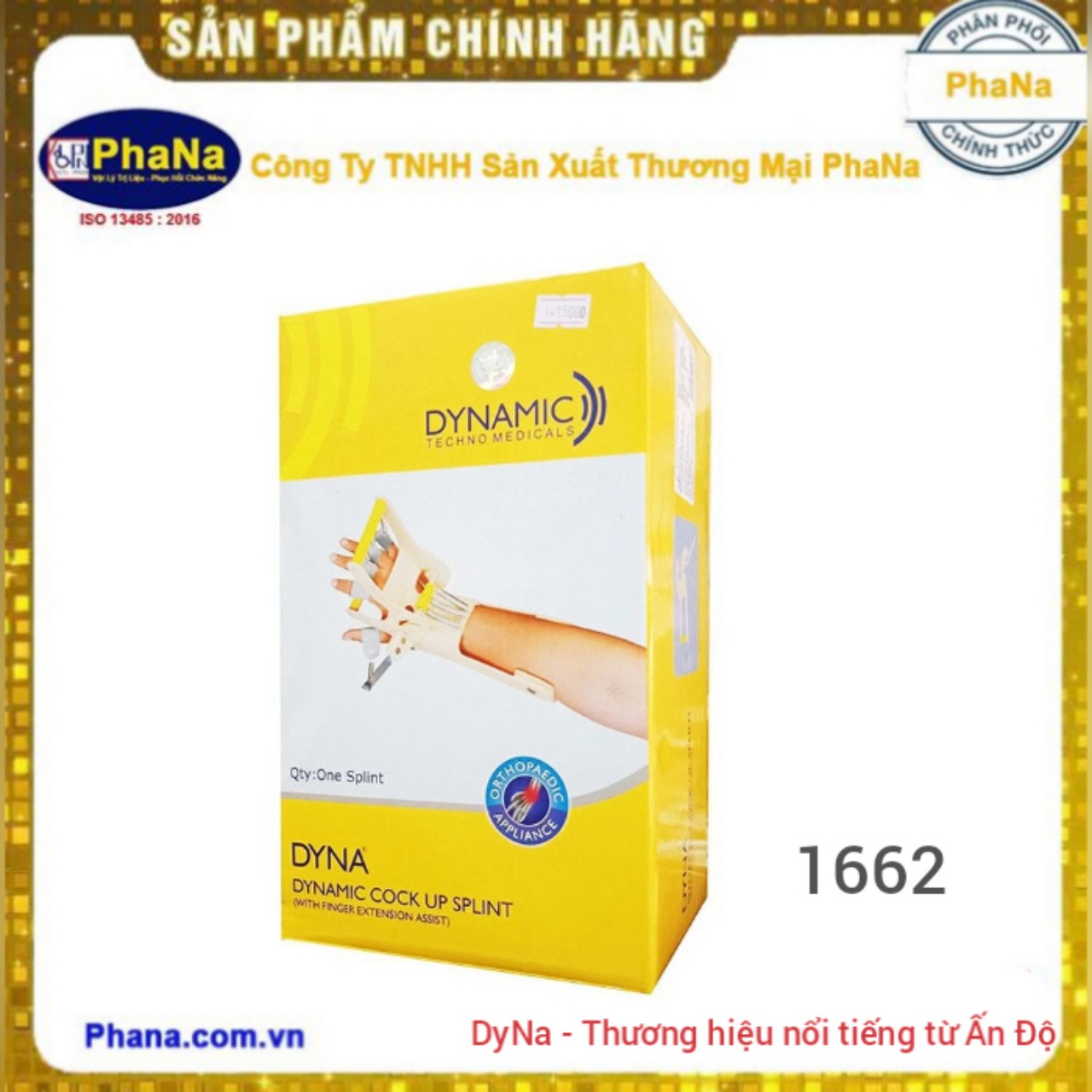 Đai tập các khớp đốt ngón tay Dyna (Hàng nhập Ấn Độ) - 1662