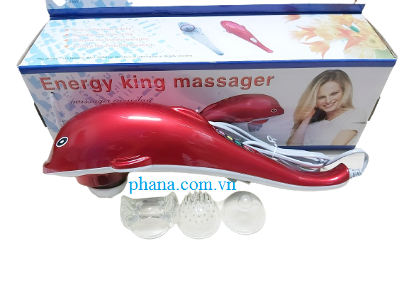 Máy massage cầm tay cá heo điện tử Energy King LC-2002E