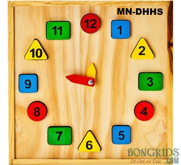Đồng hồ học số hình học-MN-DHHS