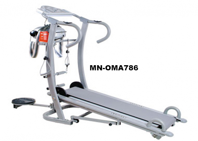 Máy chạy bộ cơ 6 chức năng OMA-786