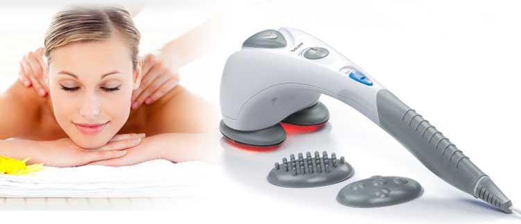 Máy massage cầm tay có đèn hồng ngoại Beurer MG80 (Hàng chính hãng- Nhập khẩu Đức)