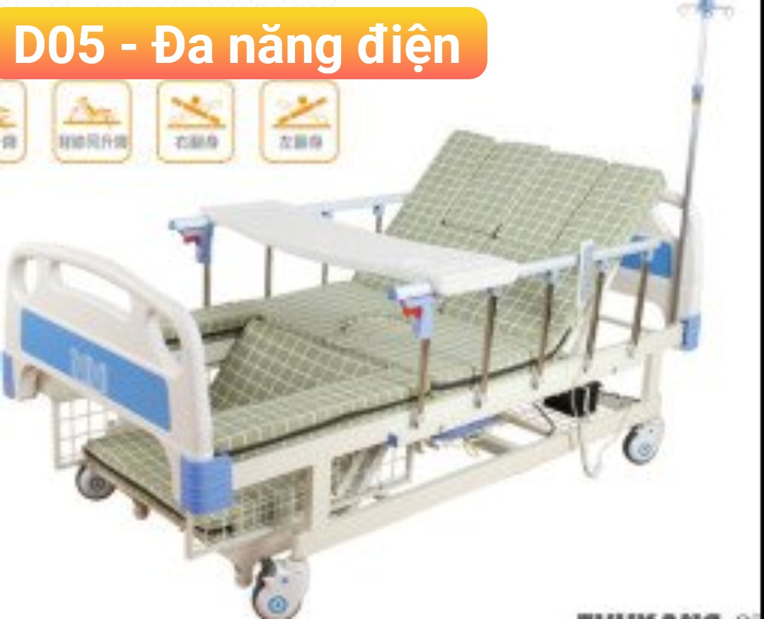 GIƯỜNG Y TẾ ĐIỆN ĐA CHỨC NĂNG D05