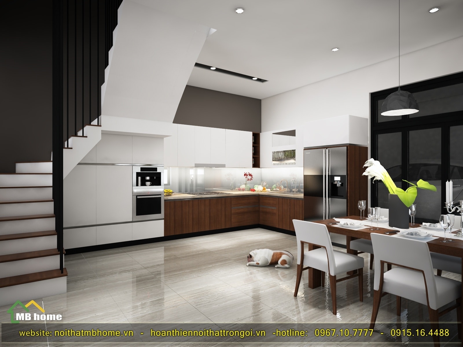 Thiết kế nội thất căn biệt thự cao cấp - Hòa Bình 6