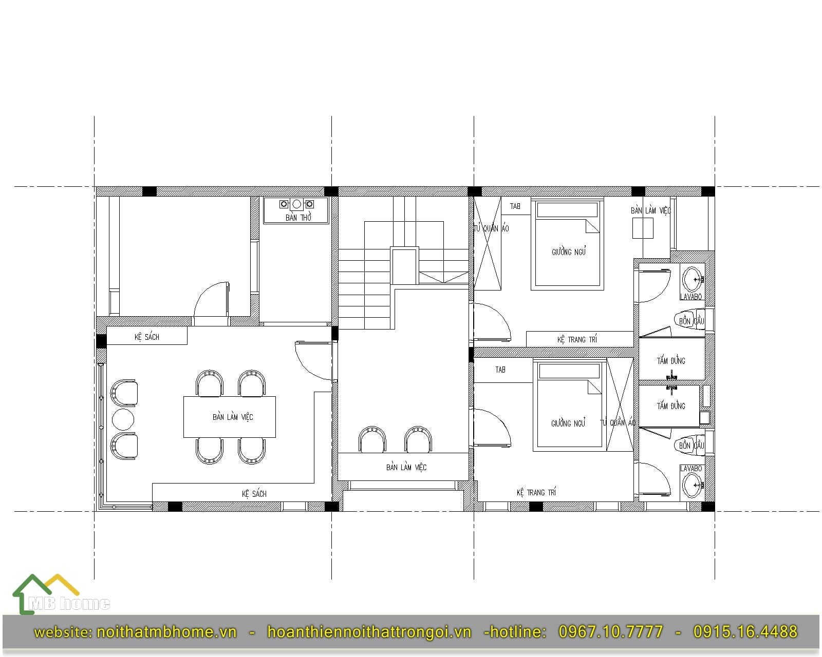 Thiết kế và thi công nội thất biệt thự tại Gamuda 3