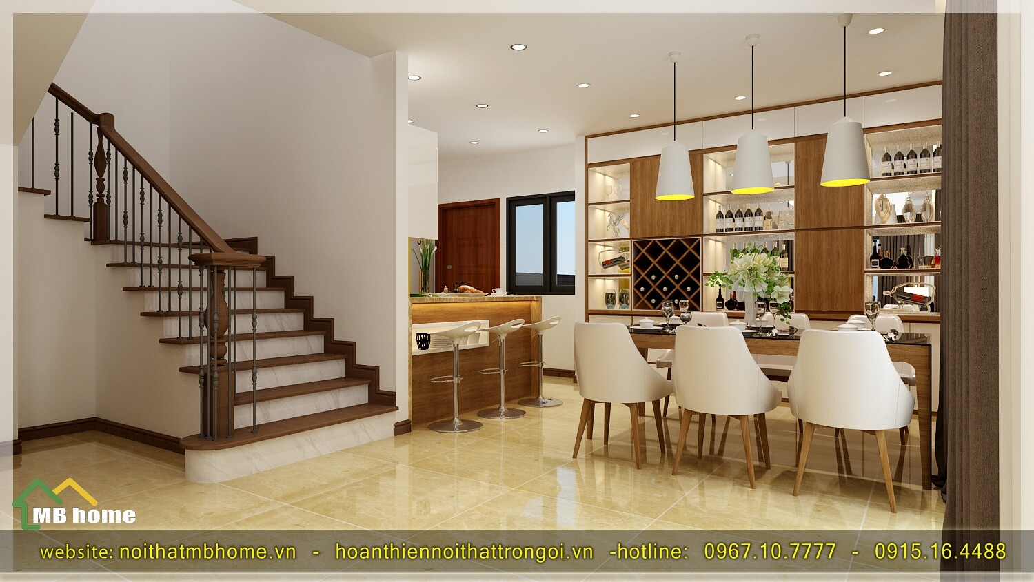 Thiết kế và thi công nội thất biệt thự tại Gamuda 7