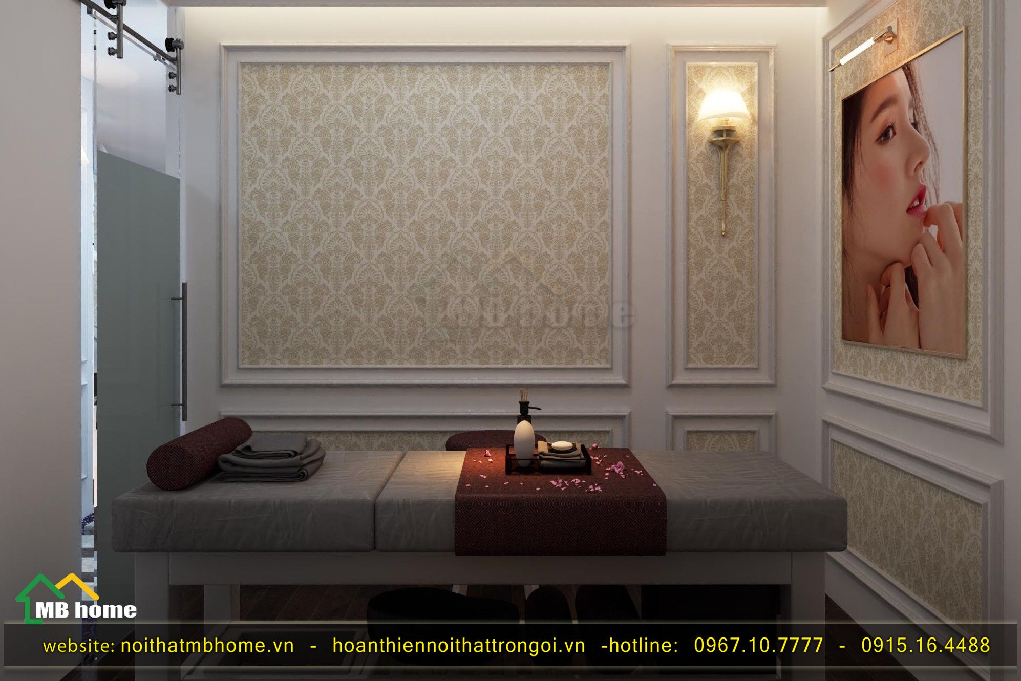 thiet ke phong massage