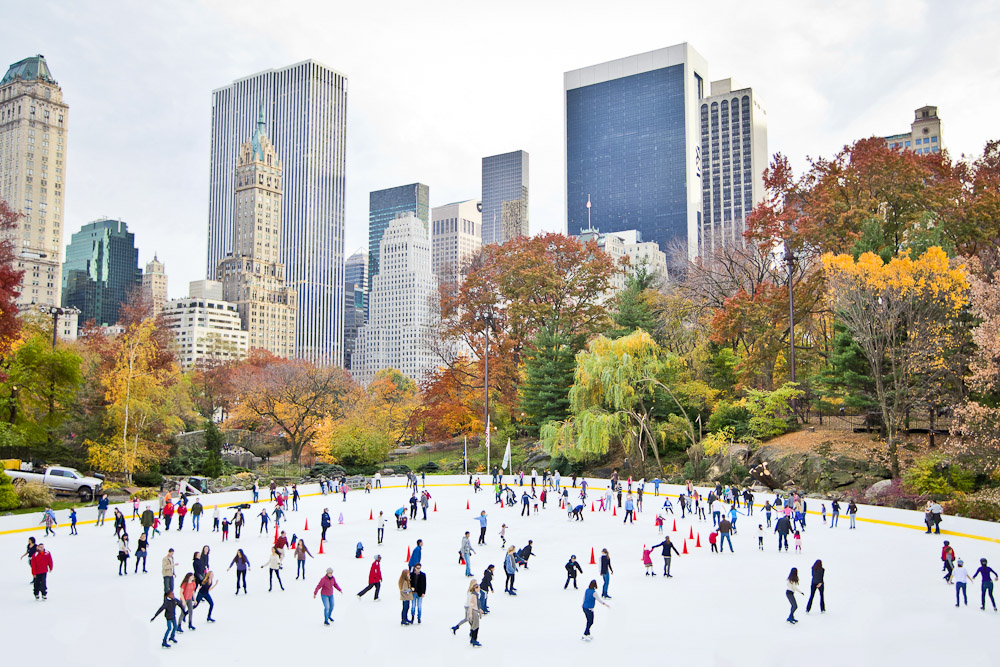 Trượt băng tại Công viên trung tâm New York