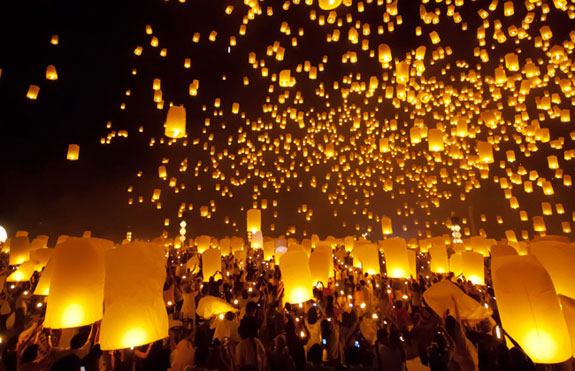 lễ hội thả đèn Loy Krathong