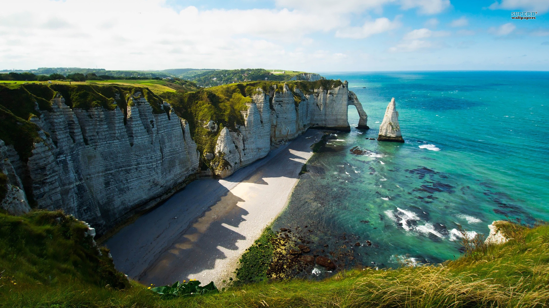 Bãi biển Étretat, Normandy