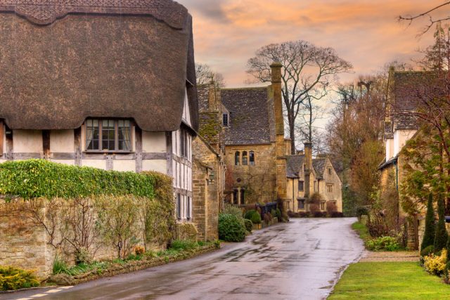 làng quê yên bình của hạt Gloucestershire