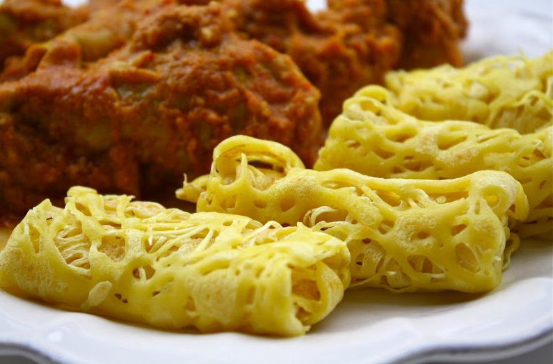 món bánh roti jala