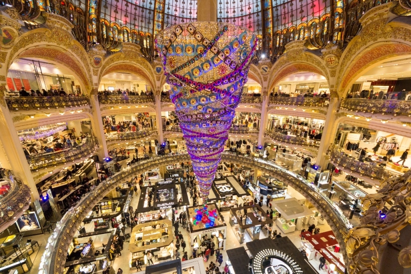 Các tầngTrung tâm mua sắm Galleries Lafayette 