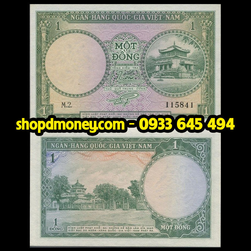 1 đồng vnch sở thú 1955