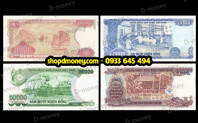 bộ tiền giấy cotton việt nam