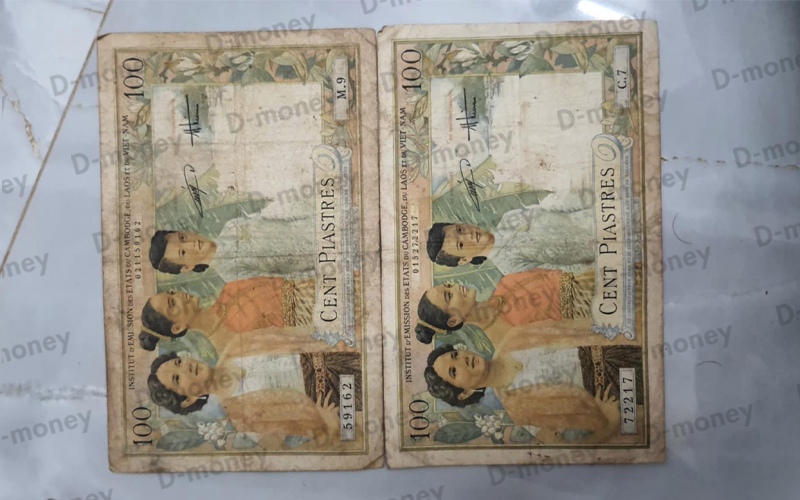 thu mua tiền giấy thời Đông Dương thuộc Pháp