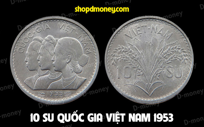 xu 10 su việt nam cộng hòa 1953