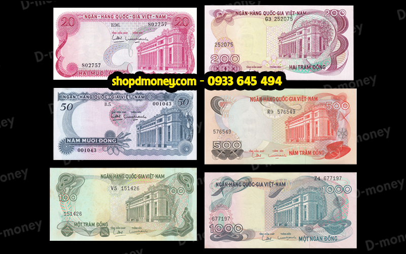 bộ tiền việt nam cộng hòa 1969