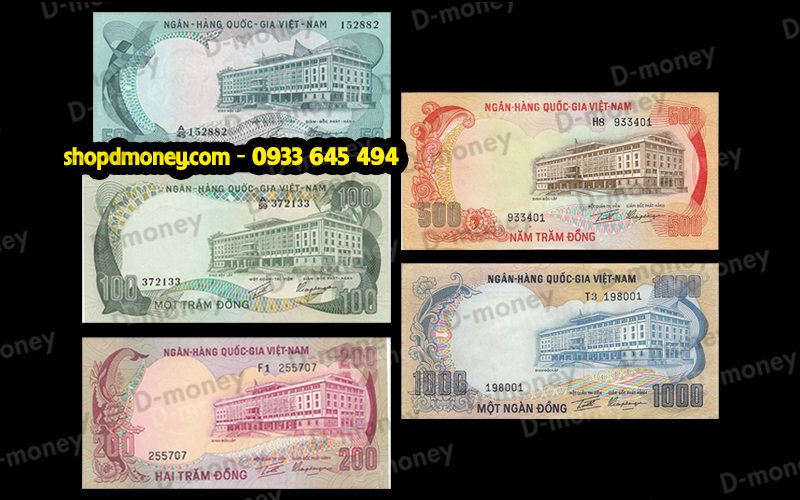 bộ tiền việt nam cộng hòa 1972