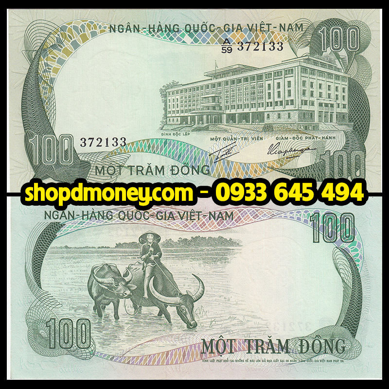 100 đồng vnch 1972